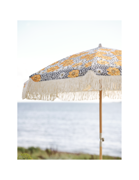 Sombrilla GATSBY 180 cm, Floral / Natural / Amarillo - Brafab