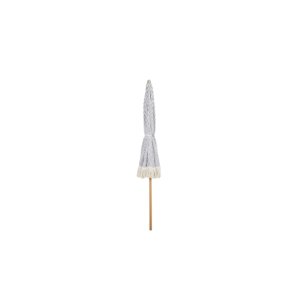 Sombrilla GATSBY 180 cm, A Rayas / Natural / Gris - Brafab 2