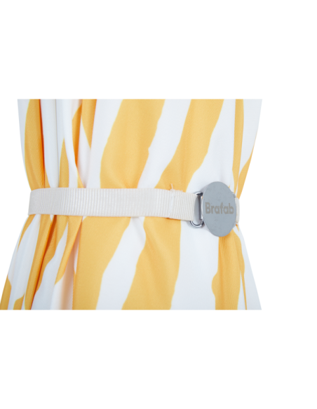 Sombrilla GATSBY 250 cm, A Rayas / Natural / Amarillo - Brafab