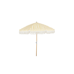 Sombrilla GATSBY 180 cm, A Rayas / Natural / Amarillo -...