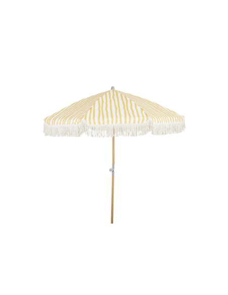 Sombrilla GATSBY 180 cm, A Rayas / Natural / Amarillo - Brafab