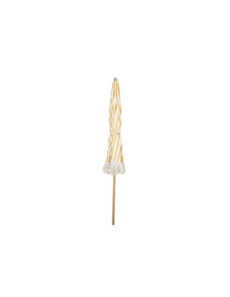 Sombrilla GATSBY 180 cm, A Rayas / Natural / Amarillo - Brafab
