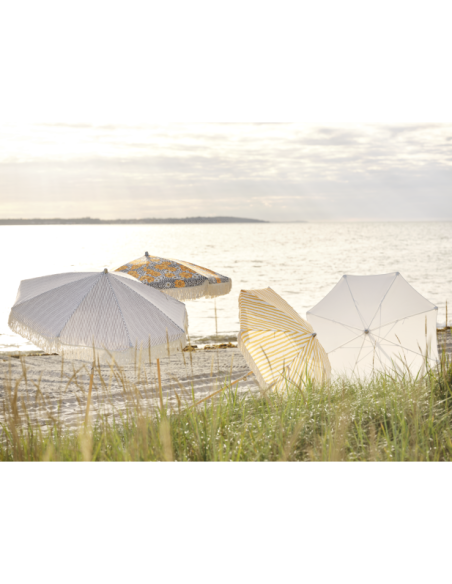 Sombrilla GATSBY 180 cm, A Rayas / Natural / Amarillo - Brafab