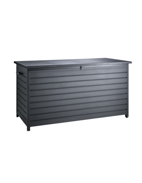Arcón Exterior GÄSTER Grande 177x99 cm, Aluminio Gris Antracita - Brafab