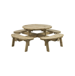 Set de Picnic (Mesa + 4 Bancos) HASSLEBRO, Madera Verde -...