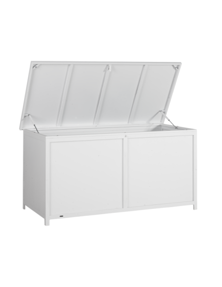 Arcón Exterior HIDE Grande 177x89 cm, Aluminio Blanco - Brafab