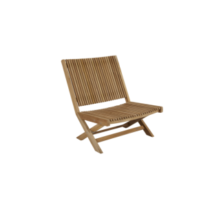 Sillón Exterior JULITA, Madera de Teca / Natural - Brafab