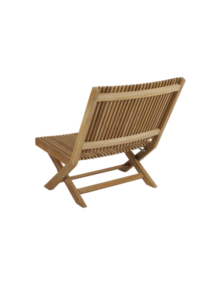 Sillón Exterior JULITA, Madera de Teca / Natural - Brafab