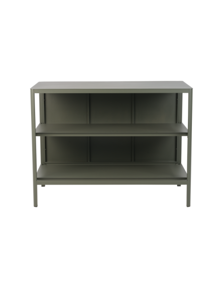 Cocina Exterior KELIA - Aparador 121x91 cm, Aluminio Verde - Brafab