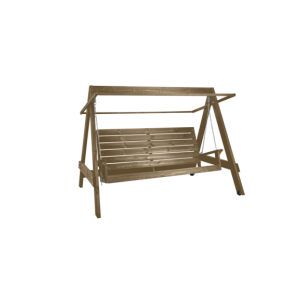 Columpio de Jardín KORNHULT 219x158 cm, Madera / Marrón -...