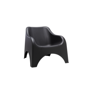 Sillón Exterior KUMO, Polipropileno / Negro - Brafab