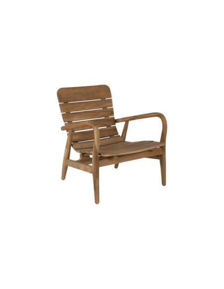 Sillón Exterior LILJA, Madera de Teca / Natural - Brafab