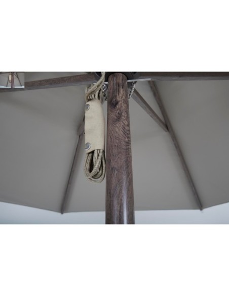 Sombrilla PALIANO Ø300 cm, Marrón / Beige - Brafab