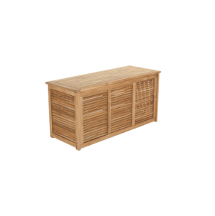 Arcón Exterior PAPAYA 136x65 cm, Teca Natural - Brafab
