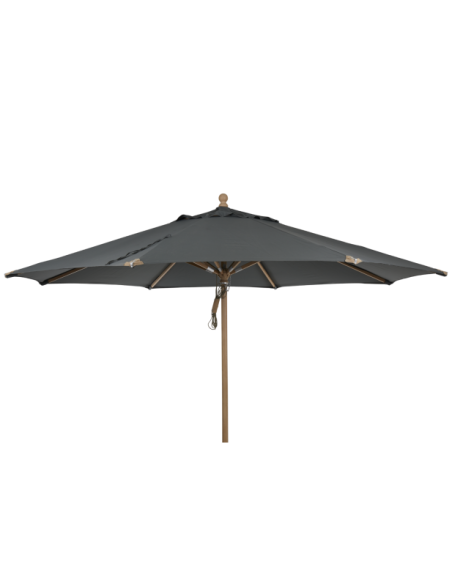 Sombrilla PARMA Ø350 cm - Madera FSC / Natural / Gris - Brafab