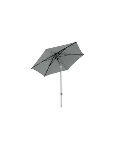 Sombrilla Reclinable POPPI  Ø200 cm, Gris Antracita / Gris - Brafab