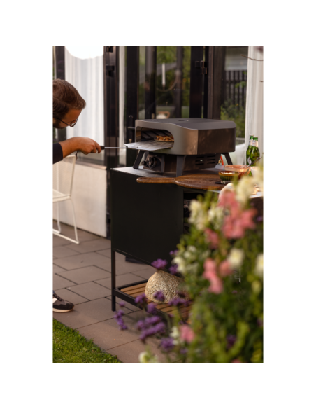 Cocina Exterior PREP Aparador 110x90 cm, Aluminio Negro - Brafab