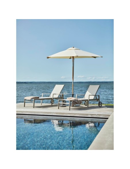 Sombrilla REGGIO Ø300 cm, Madera FSC / Natural - Brafab