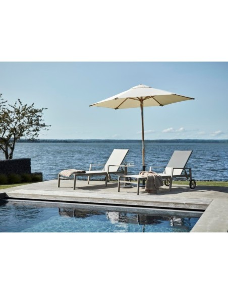 Sombrilla REGGIO Ø300 cm, Madera FSC / Natural - Brafab