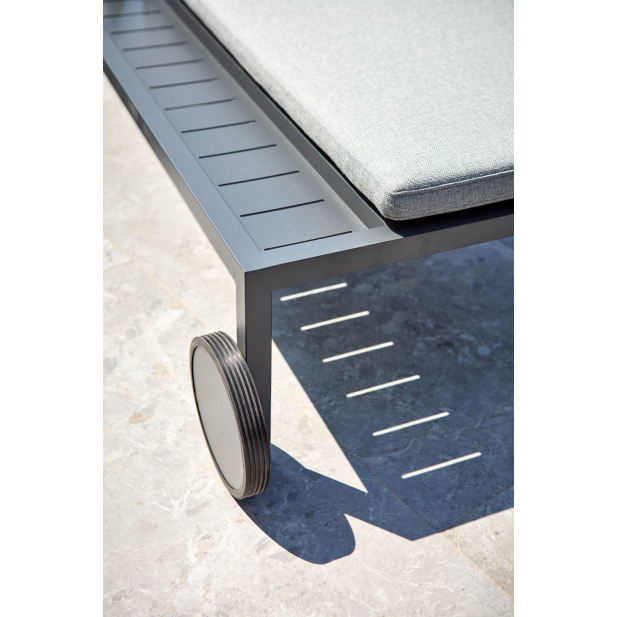 Tumbona SAMVARO, Metal / Textilene /...