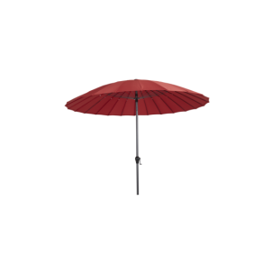 Sombrilla SHANGHAI 270 cm, Gris Antracita / Rojo - Brafab
