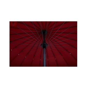 Sombrilla SHANGHAI 270 cm, Gris Antracita / Rojo - Brafab 2