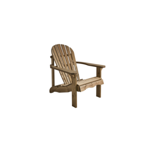 Silla Exterior SKULE, Madera de Pino / Marrón - Brafab