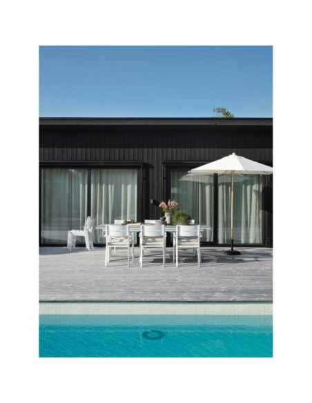 Sombrilla TRIESTE Ø250 cm - Madera FSC / Natural - Brafab