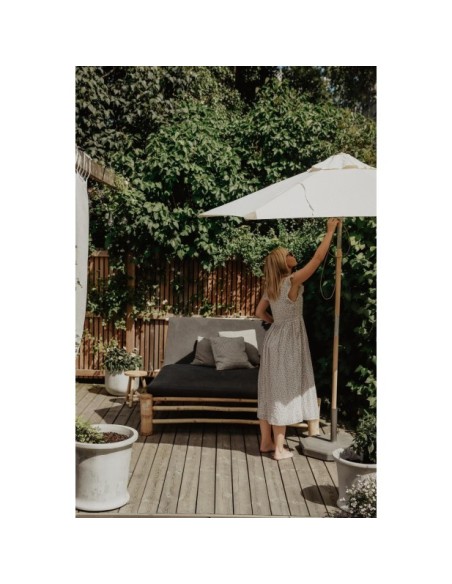 Sombrilla TRIESTE Ø250 cm - Madera FSC / Natural - Brafab