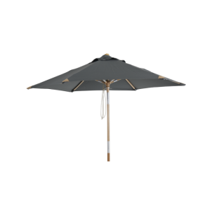 Sombrilla TRIESTE Ø250 cm - Madera FSC / Natural / Gris -...
