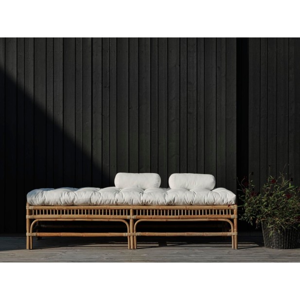 Tumbona VALLDA con Cojín, Ratán...