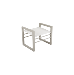 Reposapiés Exterior VEVI, Aluminio / Textilene / Caqui /...