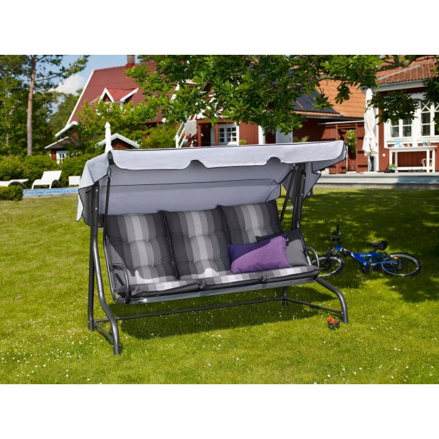 Columpio de Jardín WIEN, Metal Gris...