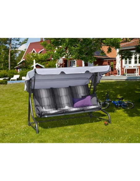 Columpio de Jardín WIEN, Metal Gris Antracita - Brafab