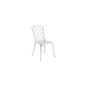 Silla de Comedor Exterior ARRAS, Aluminio Blanco - Brafab