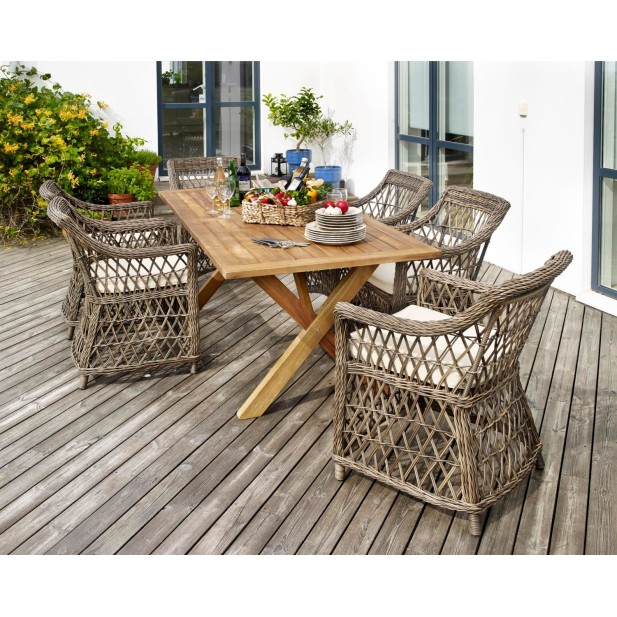 Sillón Exterior BEATRICE, Ratán...