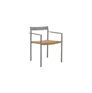 Silla de Comedor Exterior DK, Aluminio / Ratán sintético...