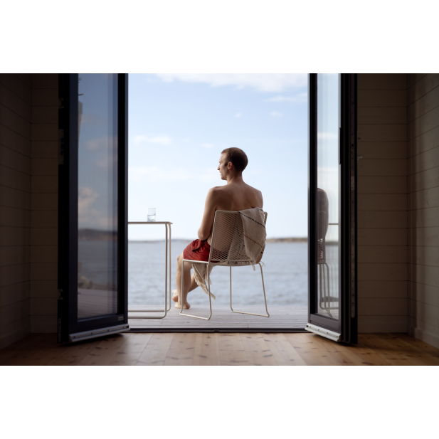 Silla de Comedor Exterior HARU, Acero...