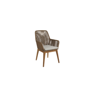 Sillón Exterior HASSEL, Ratán sintético / Teca / Olefina...