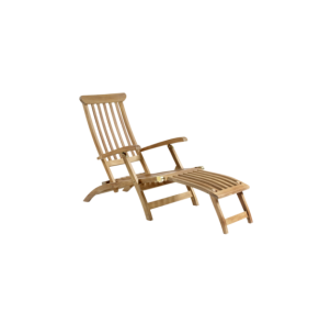 Tumbona Plegable Exterior JACKSON, Madera de Teca Natural...