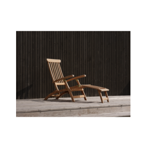 Tumbona Plegable Exterior JACKSON, Madera de Teca Natural... 2