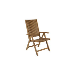 Silla Exterior Plegable JULITA, Madera de Teca Natural -...