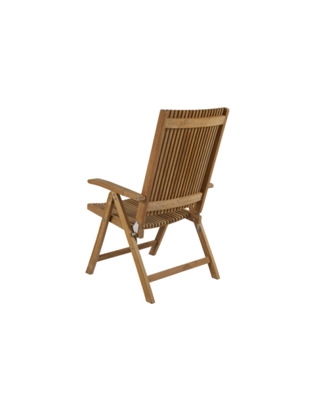 Silla Exterior Plegable JULITA, Madera de Teca Natural - Brafab
