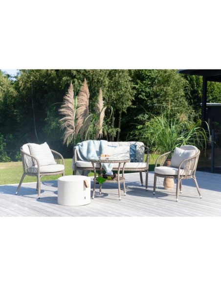 Taburete Bajo Exterior KOTTE, Olefina Arena - Brafab