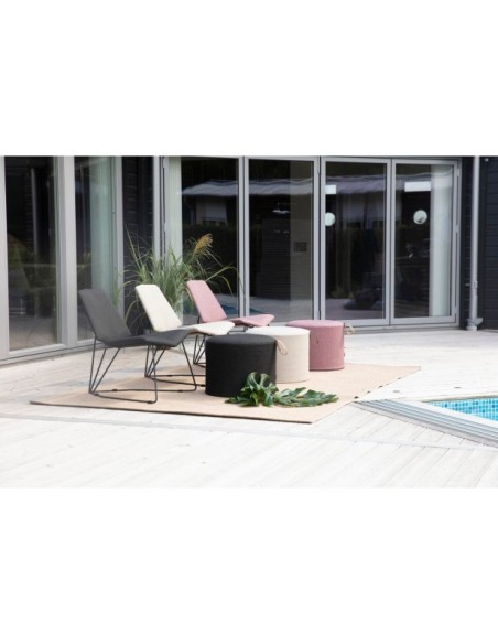 Taburete Bajo Exterior KOTTE, Olefina Arena - Brafab