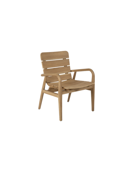 Sillón Exterior LILJA, Madera de Teca Natural - Brafab