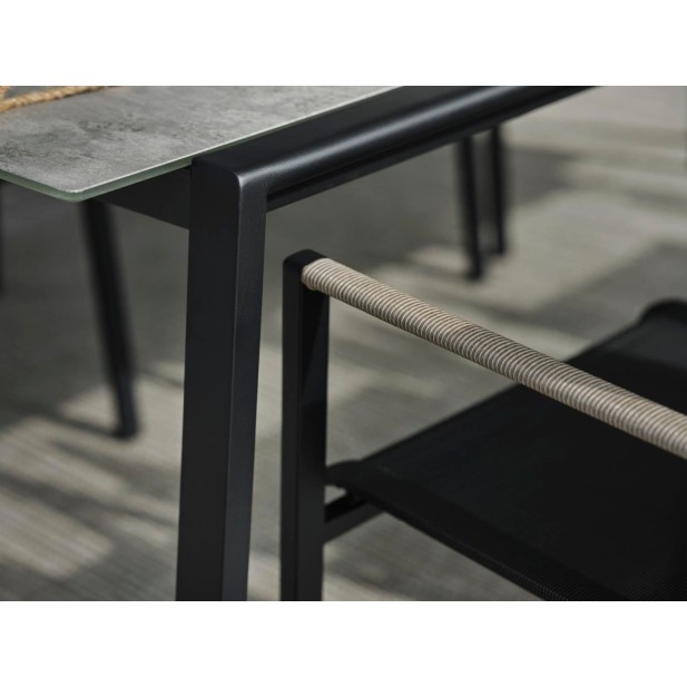 Silla de Comedor Exterior LYRA, Acero...