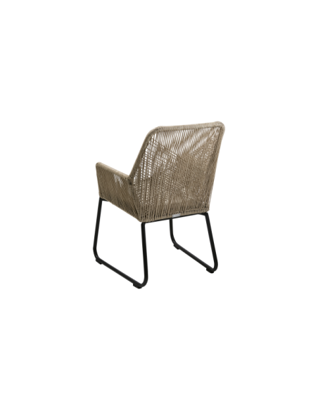 Sillón Exterior MIDWAY, Ratán sintético / Olefina / Beige / Arena - Brafab