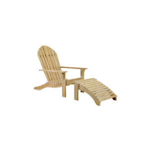 Sillón Reclinable Exterior OPAL, Madera de Teca / Blanco...