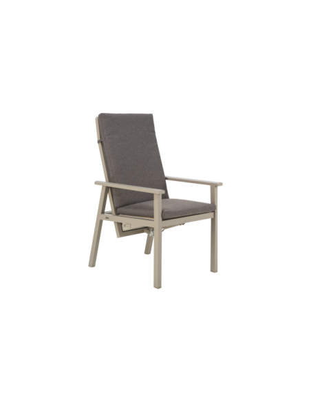 Silla Plegable Exterior SAMVARO, Aluminio / Olefina / Caqui - Brafab